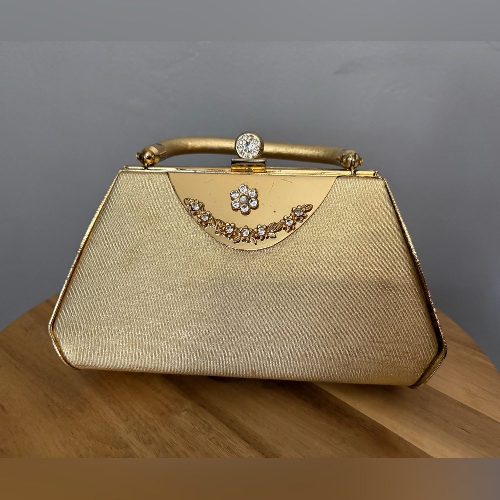 Vintage Gold Toned Handbag